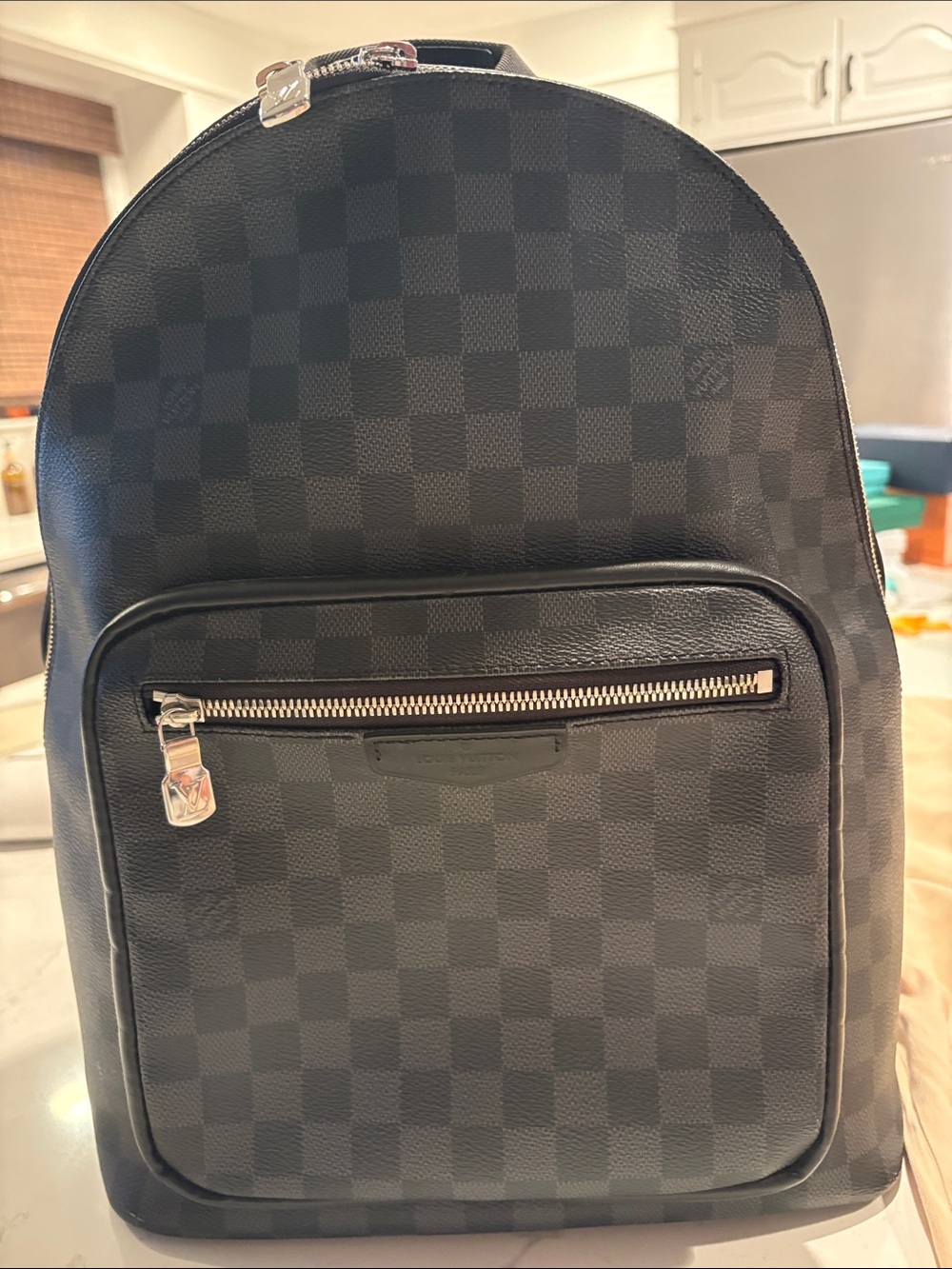 Louis Vuitton Josh Black Damier Graphite Backpack 2021